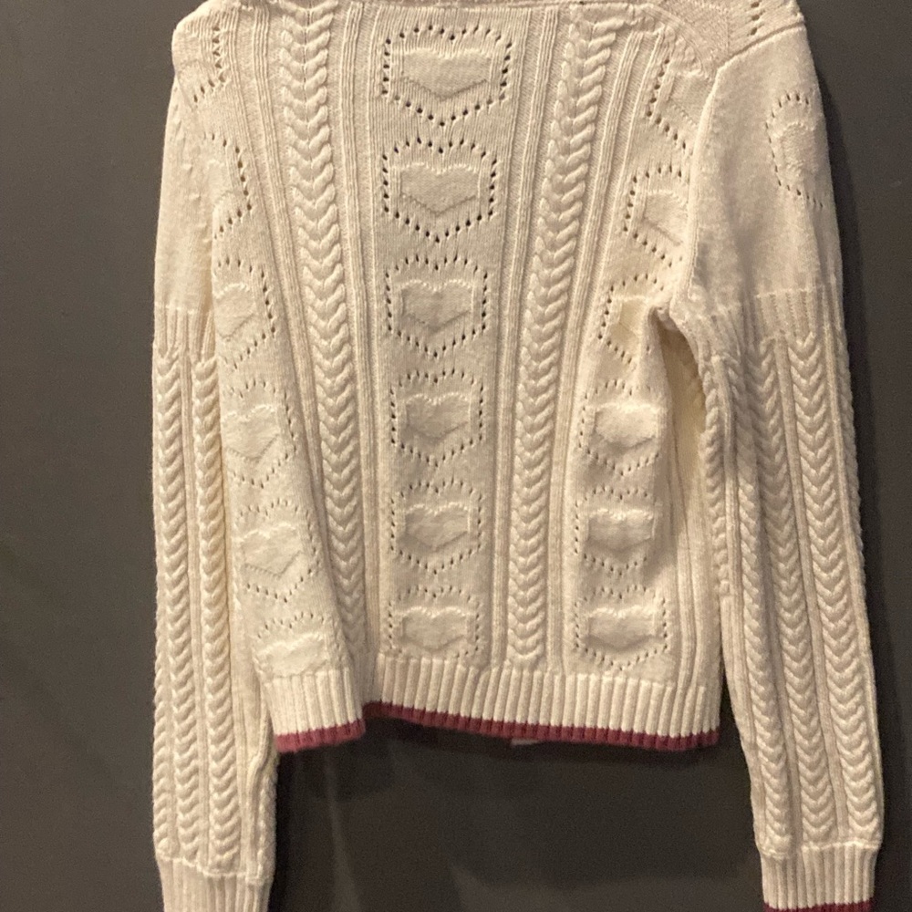 Anthropologie size large asymmetrical size large sweater excellent condition - Picture 6 of 10